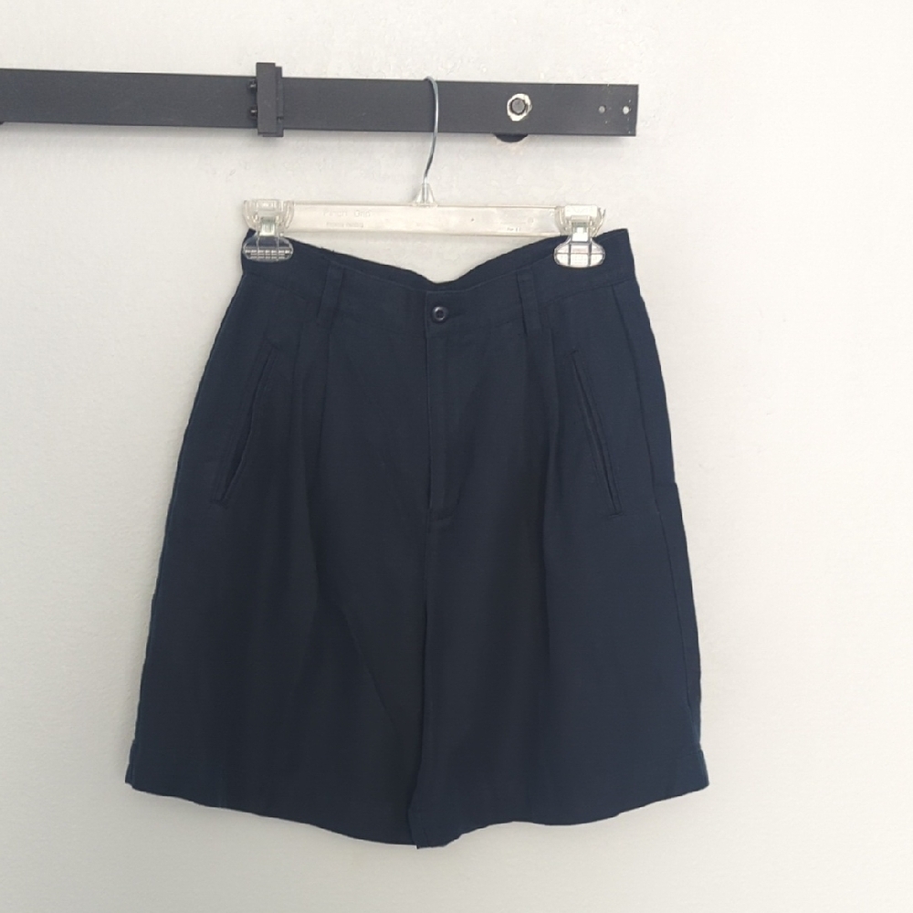 Women's Navy Vintage Shorts